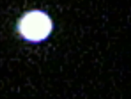 Photo de la Lune avec le zoom numérique.
