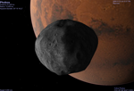 Mars derrière Phobos