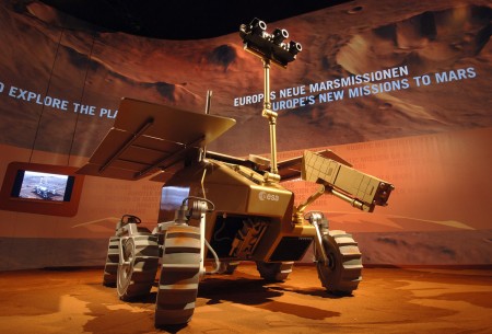 Photo de la maquette du rover d'ExoMars.
